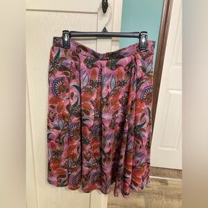 LuLaRoe Vibrant Floral A-Line Skirt